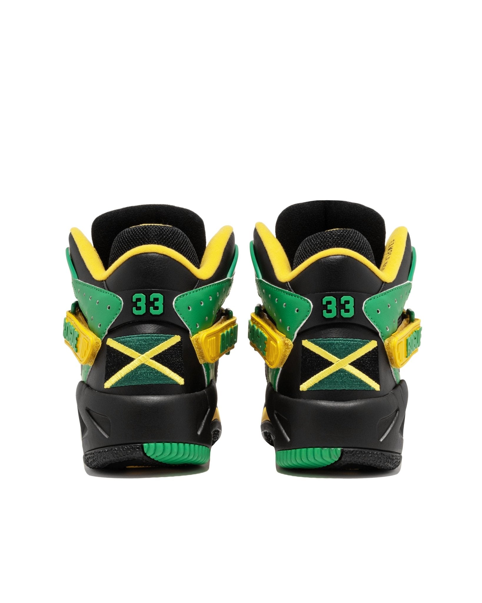 ROGUE ローグ MESSAGE ROGUE JAMAICA Shoe I Black, Green & Yellow – Ewing Athletics
