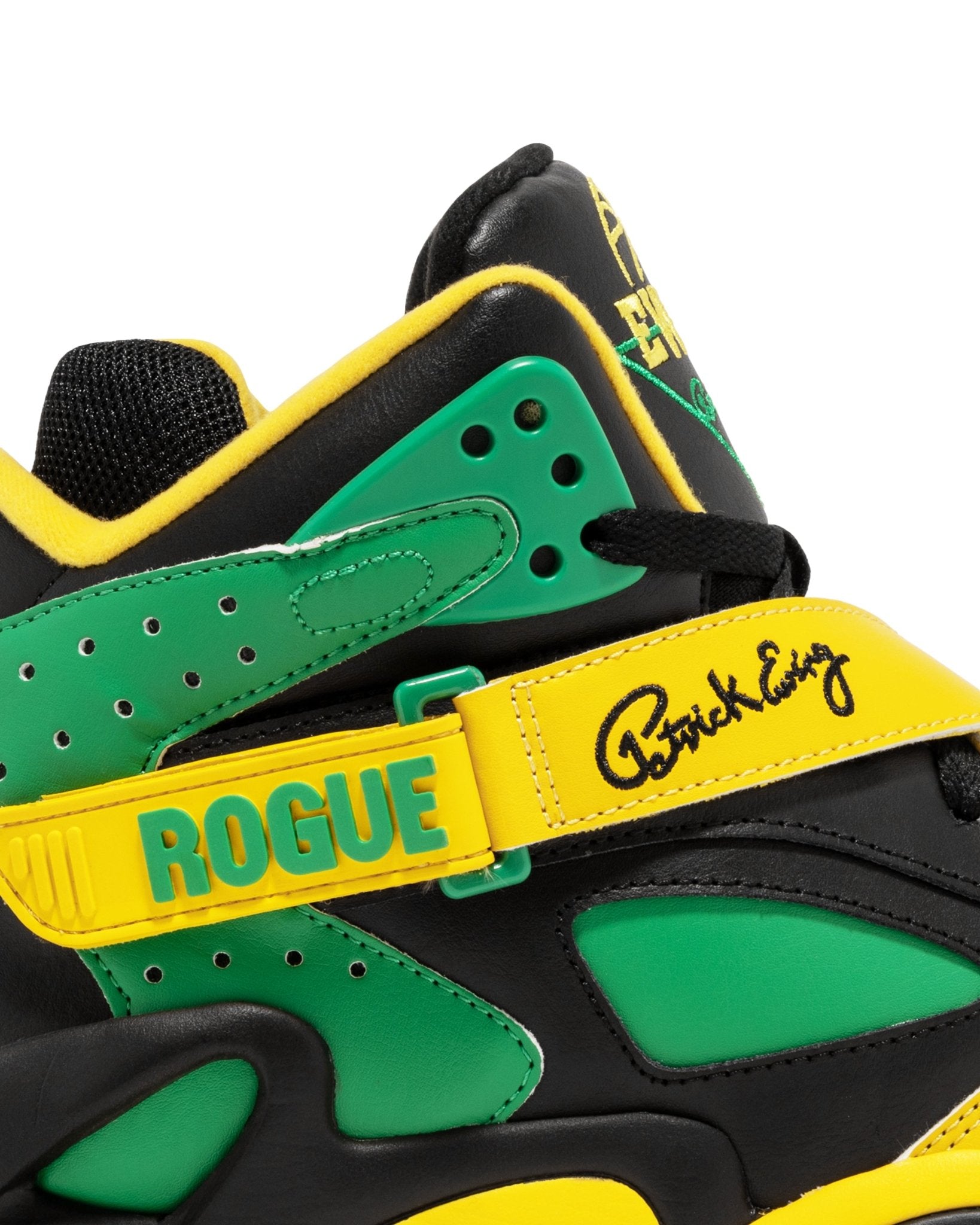 靴 Ewing Rogue JAMAICA 27cm ROGUE JAMAICA Shoe I Black, Green & Yellow – Ewing Athletics