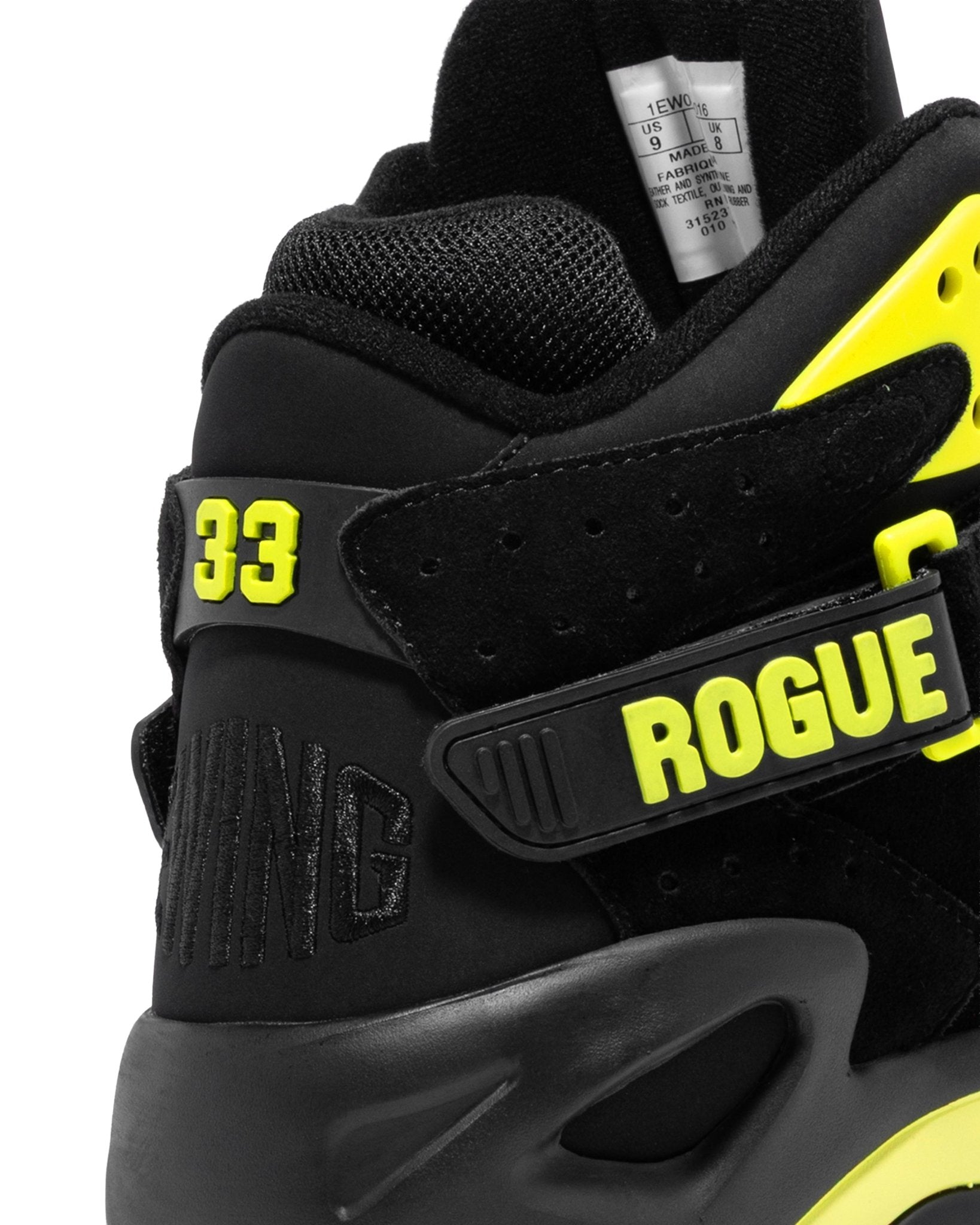 ROGUE Shoe I Black & Lime – Ewing Athletics