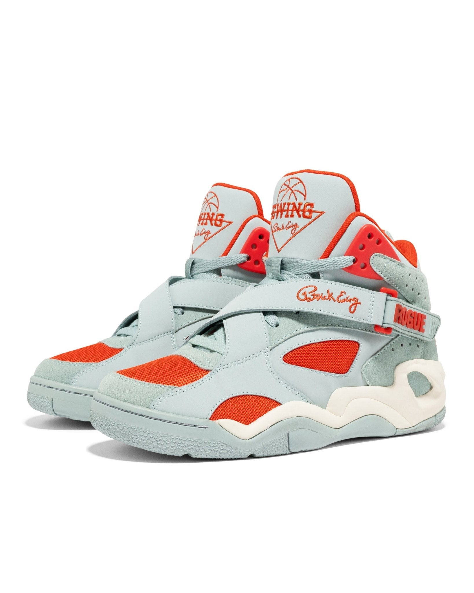 Stonewash Blue, Red & Antique White Men's Rogue Sneaker – Ewing