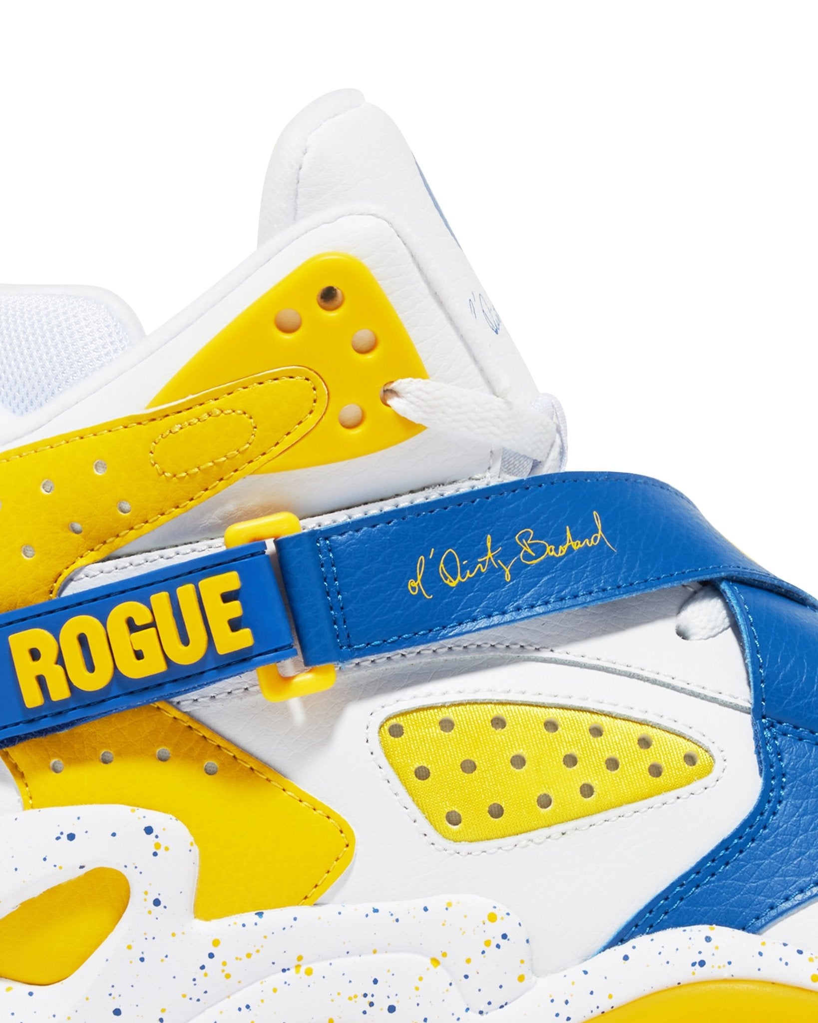ROGUE x ODB "BROOKLYN ZOO" White/Royal/Yellow - Ewing Athletics