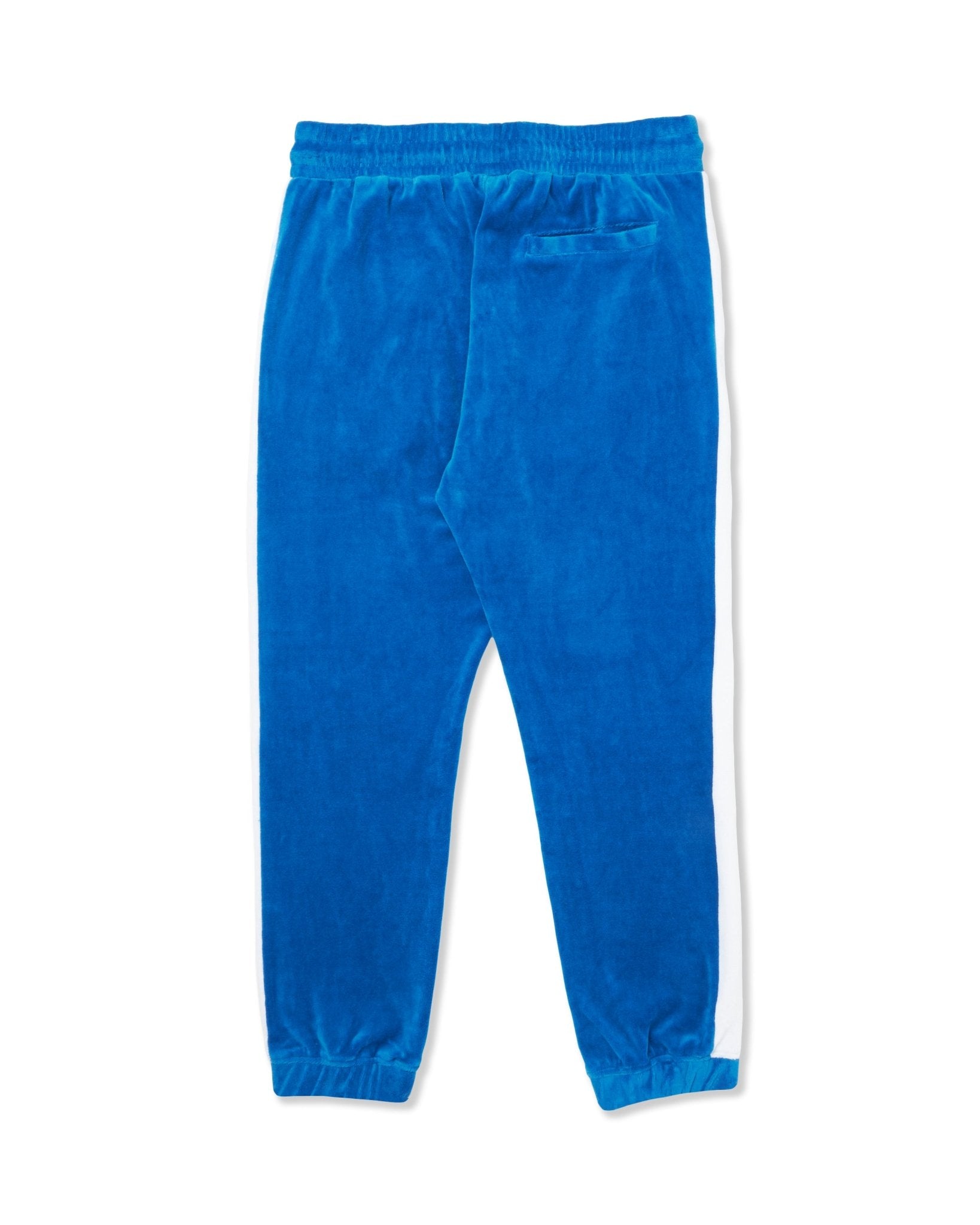 Velour Tracksuit Jacket & Pants Royal Blue/Orange - Ewing Athletics