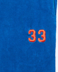 Velour Tracksuit Jacket & Pants Royal Blue/Orange - Ewing Athletics