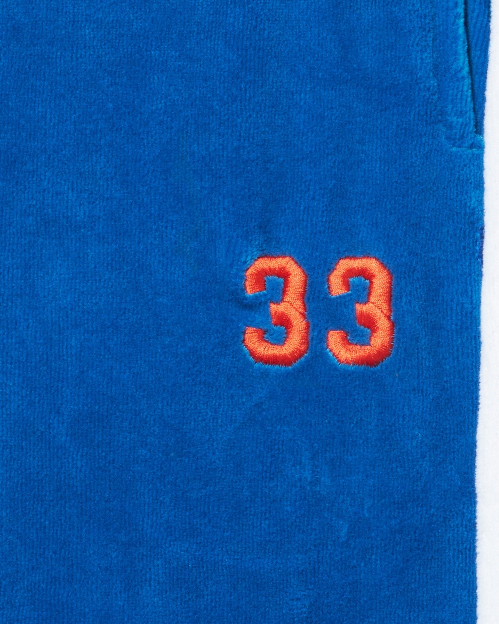 Velour Tracksuit Jacket & Pants Royal Blue/Orange - Ewing Athletics