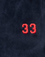 Velour Tracksuit Jacket & Pants Royal Navy/Red - Ewing Athletics