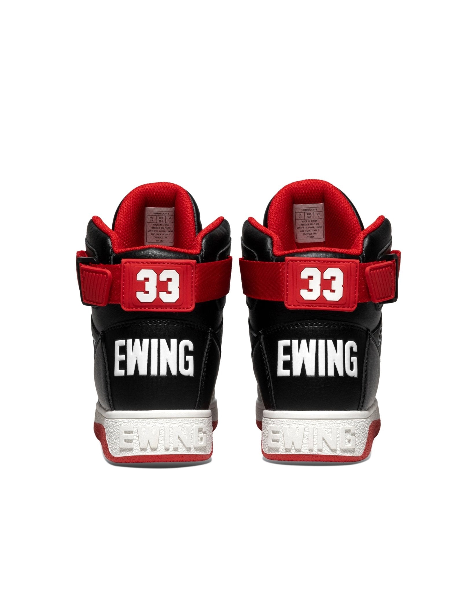 WOMEN'S 33 HI REBOUND Black/Red/White - Ewing Athletics