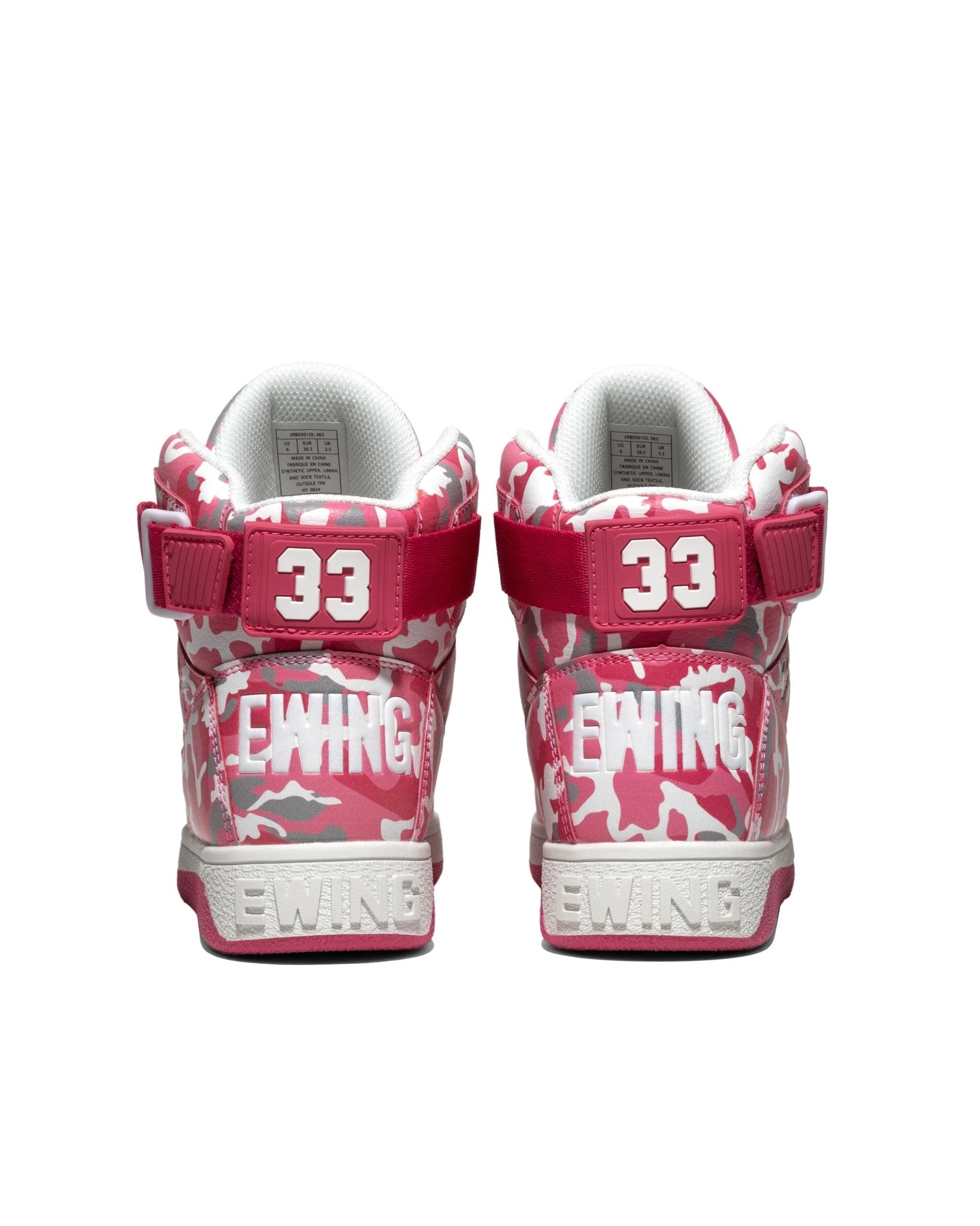 Women's 33 HI | White, Pink, Grey – Ewing Athletics
