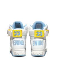 WOMEN'S 33 HI REBOUND White/Sky Blue/Yellow - Ewing Athletics