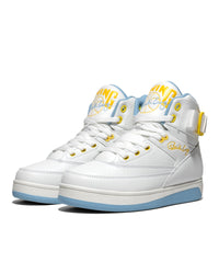 WOMEN'S 33 HI REBOUND White/Sky Blue/Yellow - Ewing Athletics