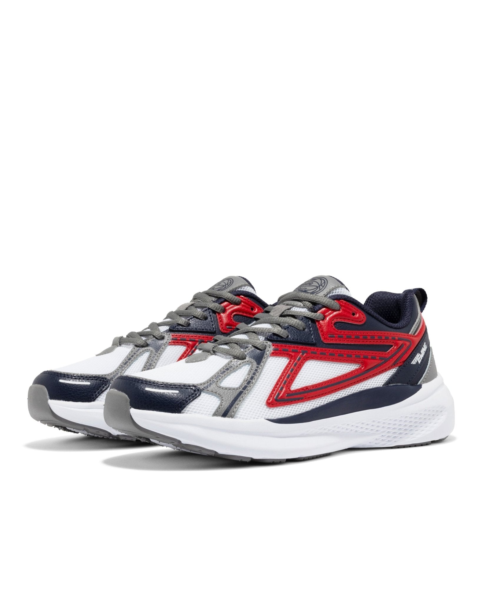 WOMEN'S FASTBREAK RUNNER White/Red/Navy/Grey - Ewing Athletics