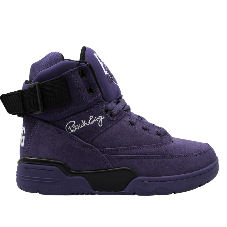 33 HI Sneaker | Purple And Black – Ewing Athletics