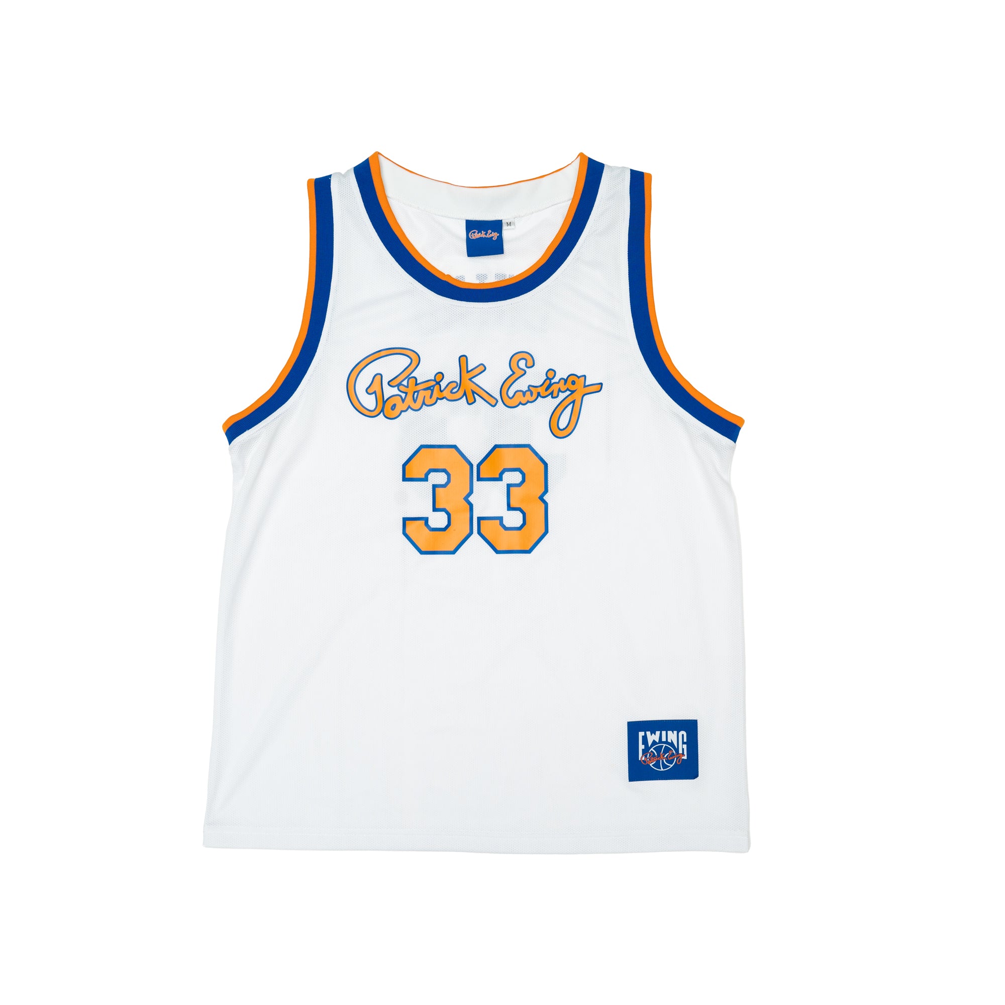 Ewing White Basketball Jersey