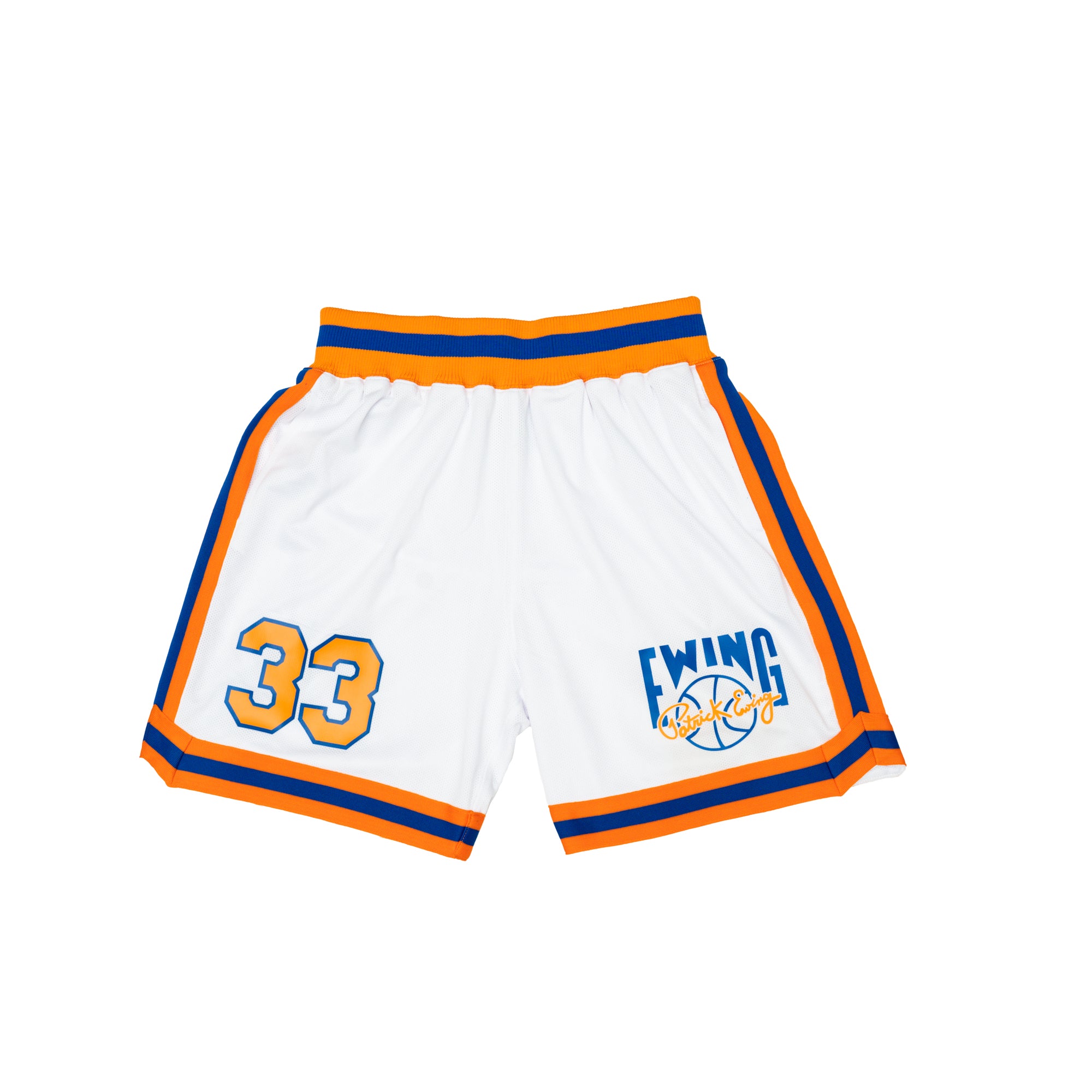 Ewing White Basketball Shorts