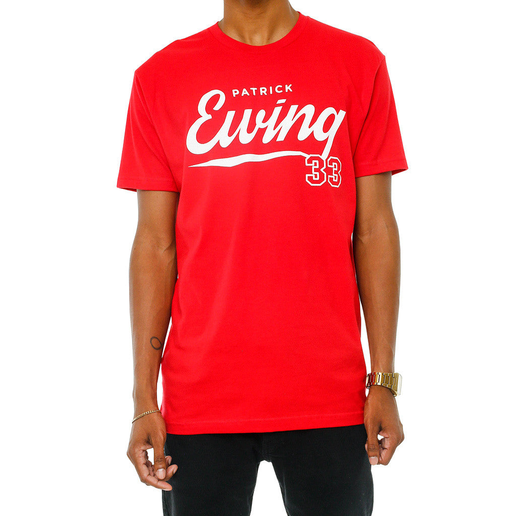Ewing Athletics Script Red T-Shirt