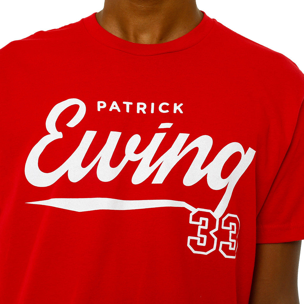 Ewing Athletics Script Red T-Shirt