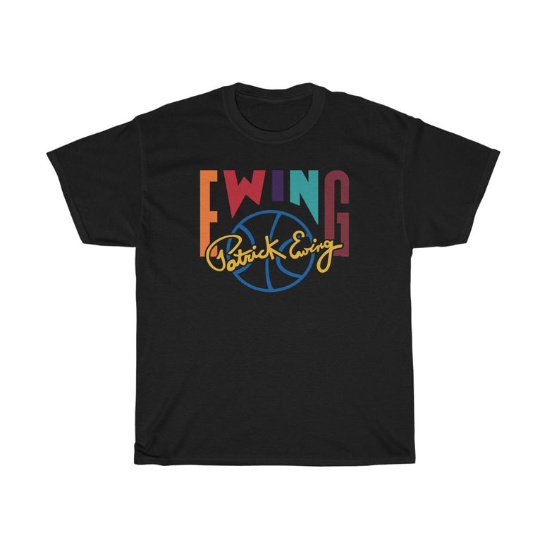 Ewing Logo T-Shirt | White Remix 4XL / Charcoal